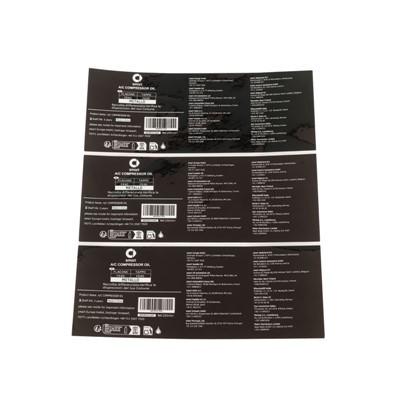 Engine Oil Label Printing